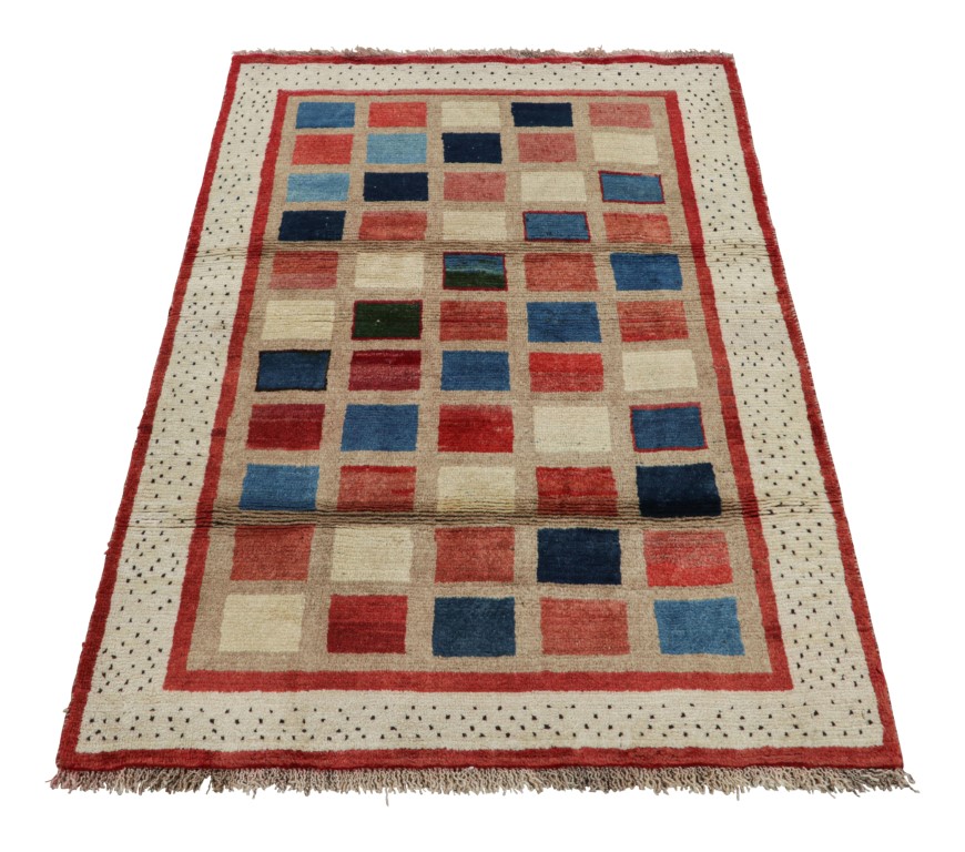 Vintage Gabbeh Geometric Rug