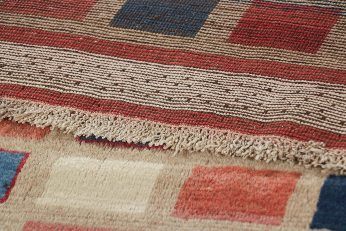 Vintage Gabbeh Geometric Rug