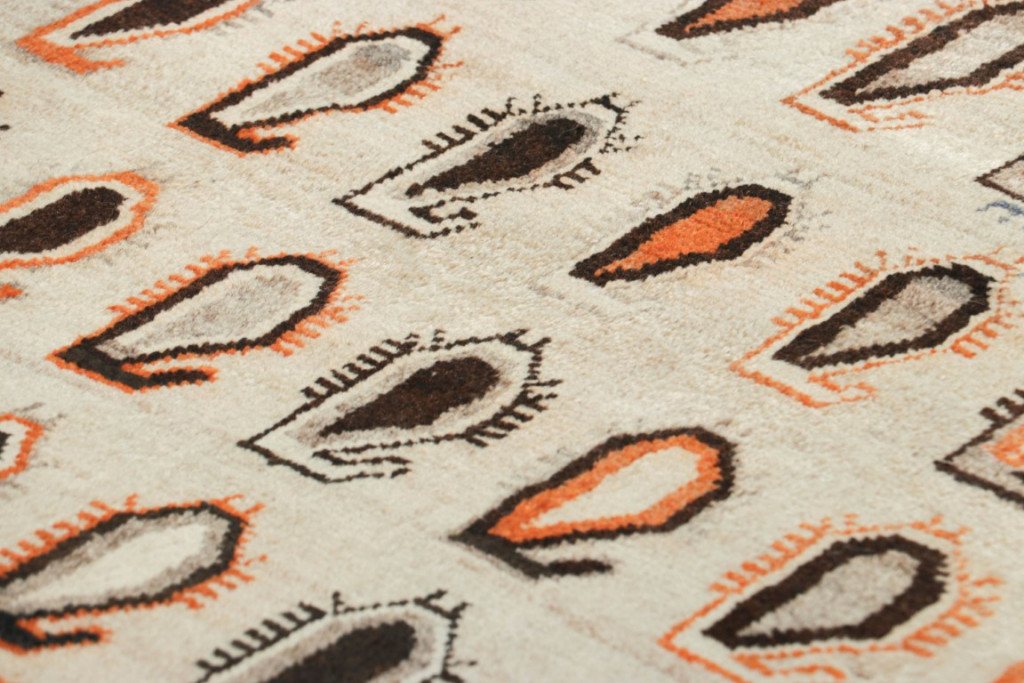 Vintage Gabbeh Geometric Rug