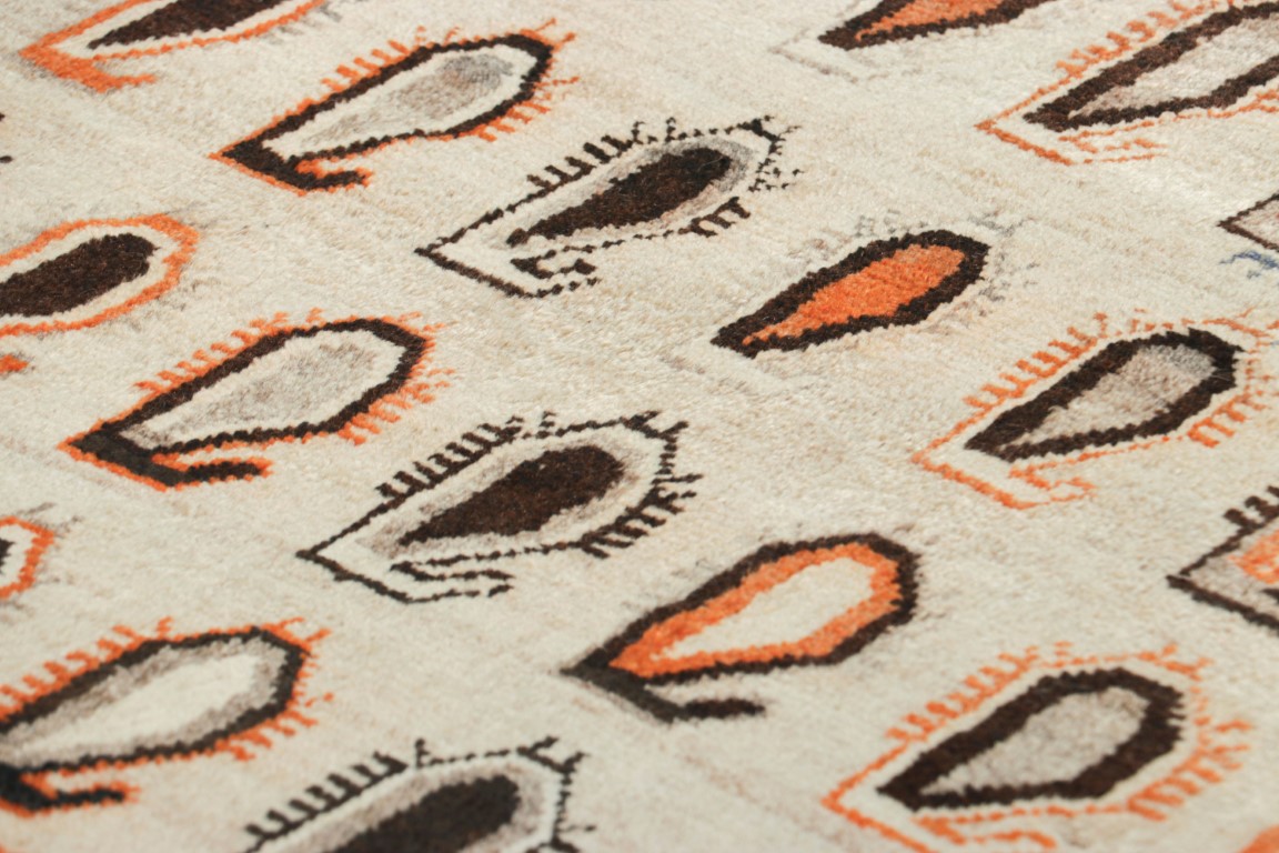 Vintage Gabbeh Geometric Rug