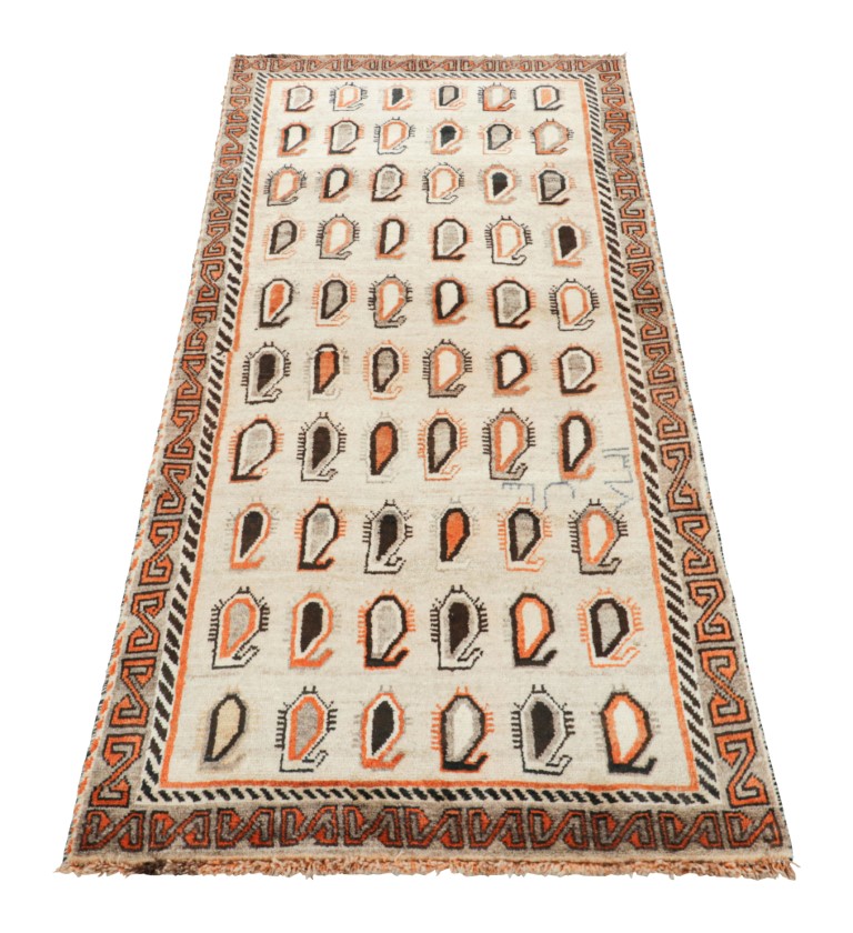 Vintage Gabbeh Geometric Rug