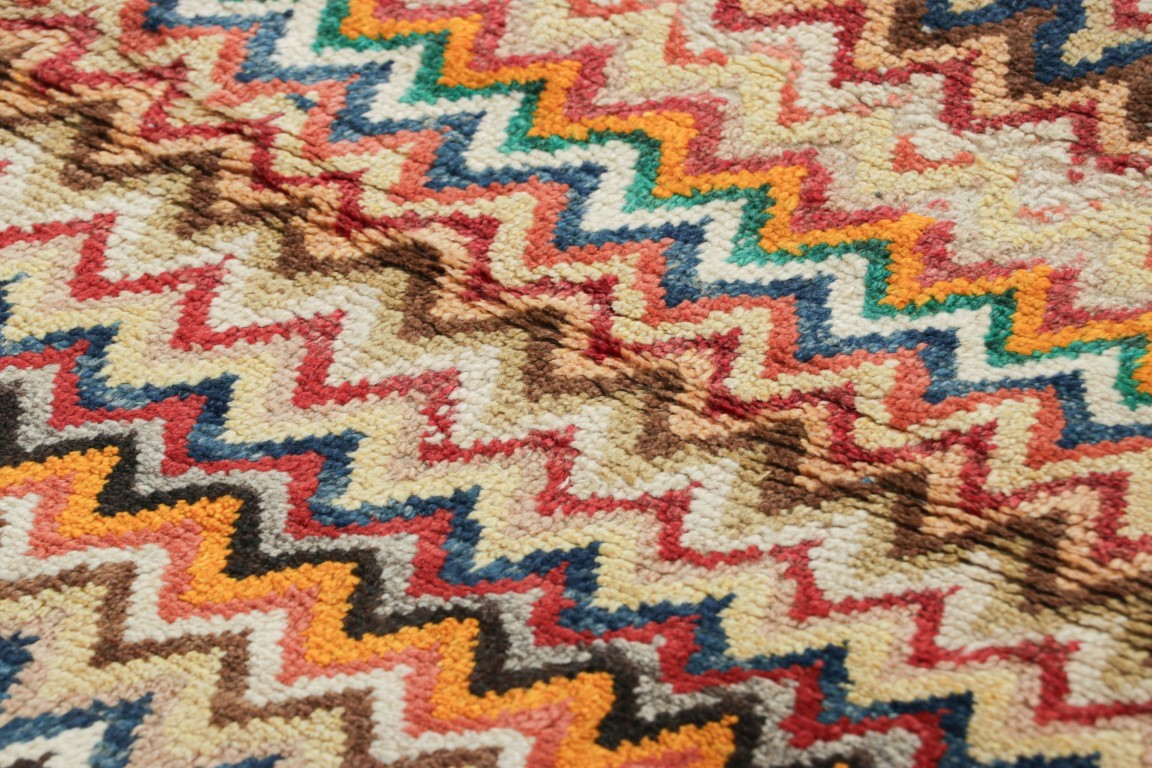 Vintage Gabbeh Geometric Rug