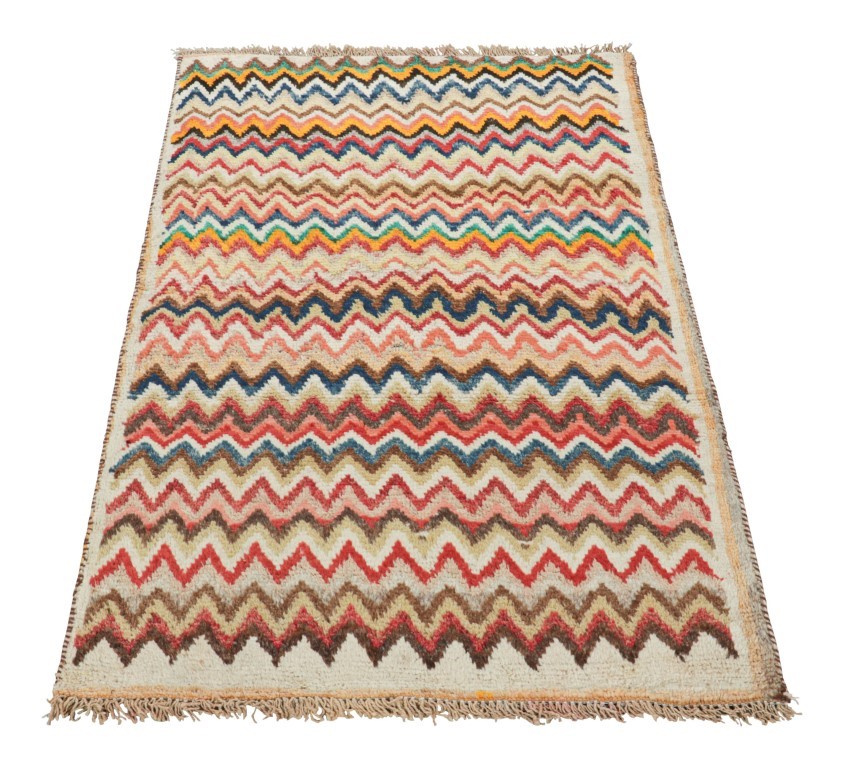 Vintage Gabbeh Geometric Rug