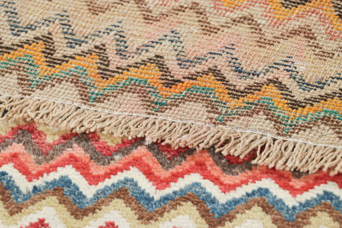 Vintage Gabbeh Geometric Rug