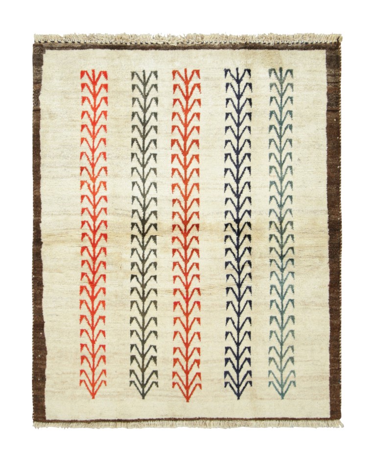 Vintage Gabbeh Geometric Rug