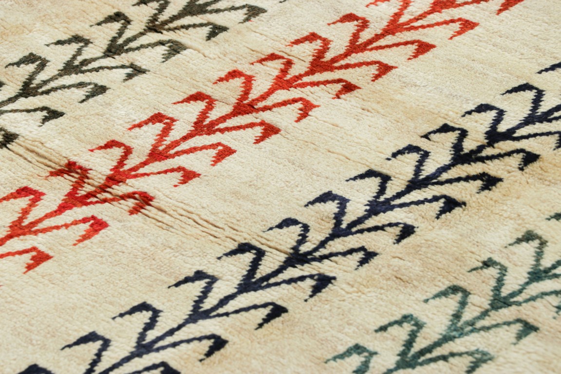 Vintage Gabbeh Geometric Rug