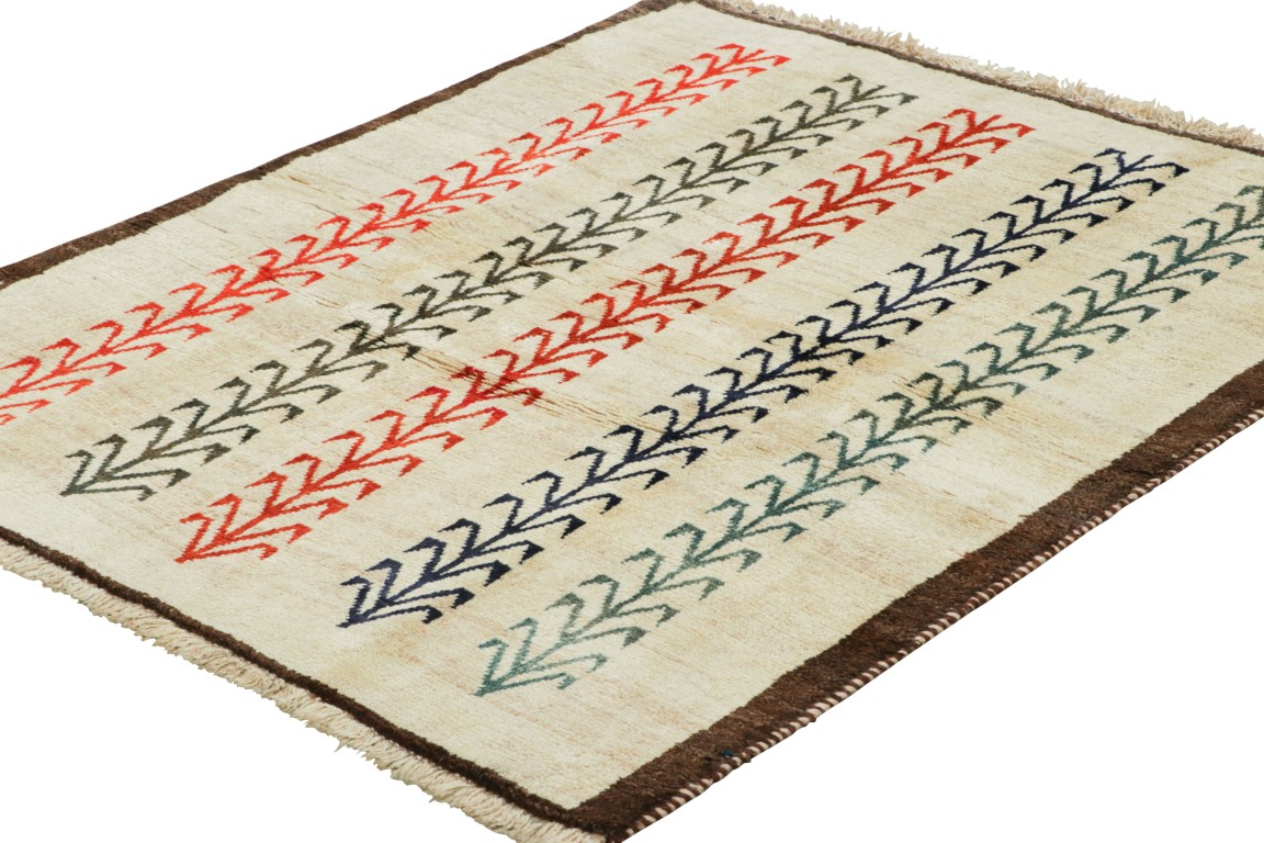 Vintage Gabbeh Geometric Rug