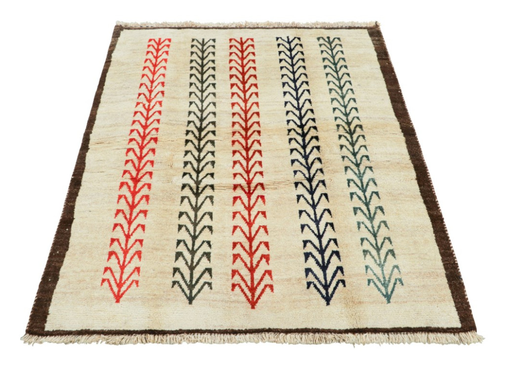Vintage Gabbeh Geometric Rug