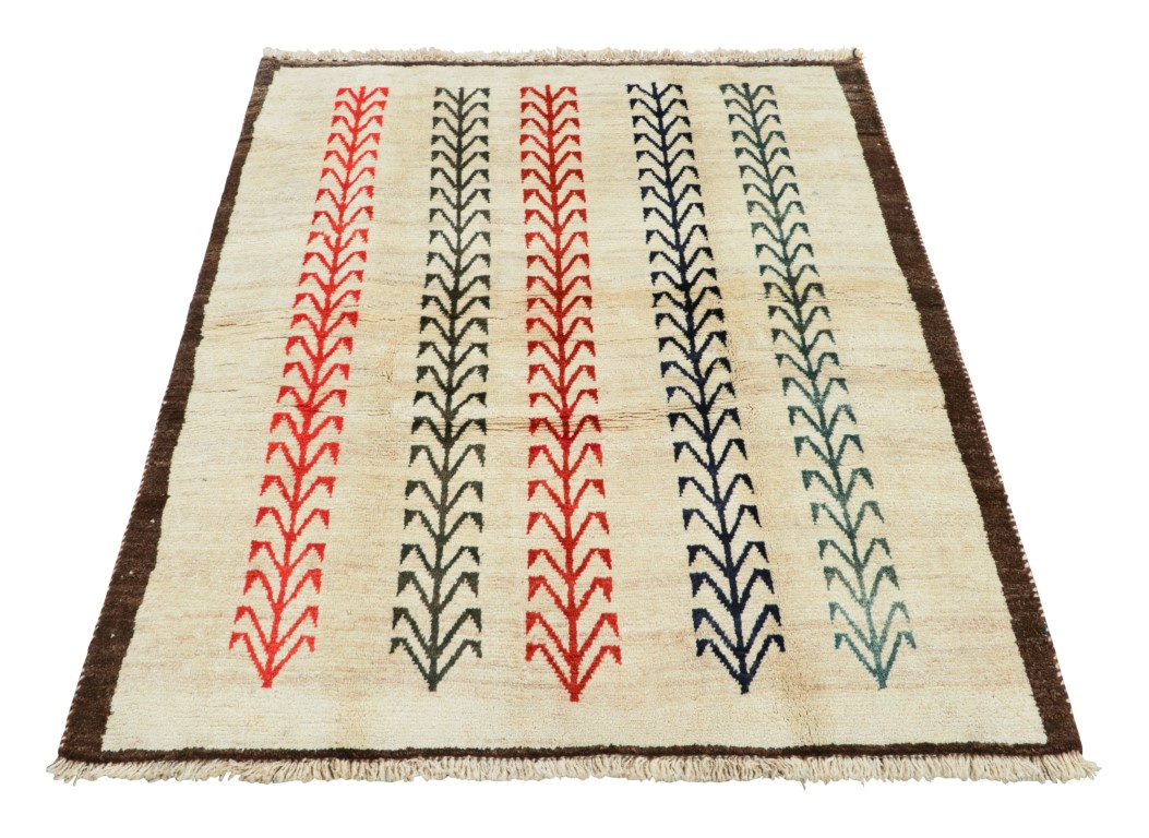 Vintage Gabbeh Geometric Rug