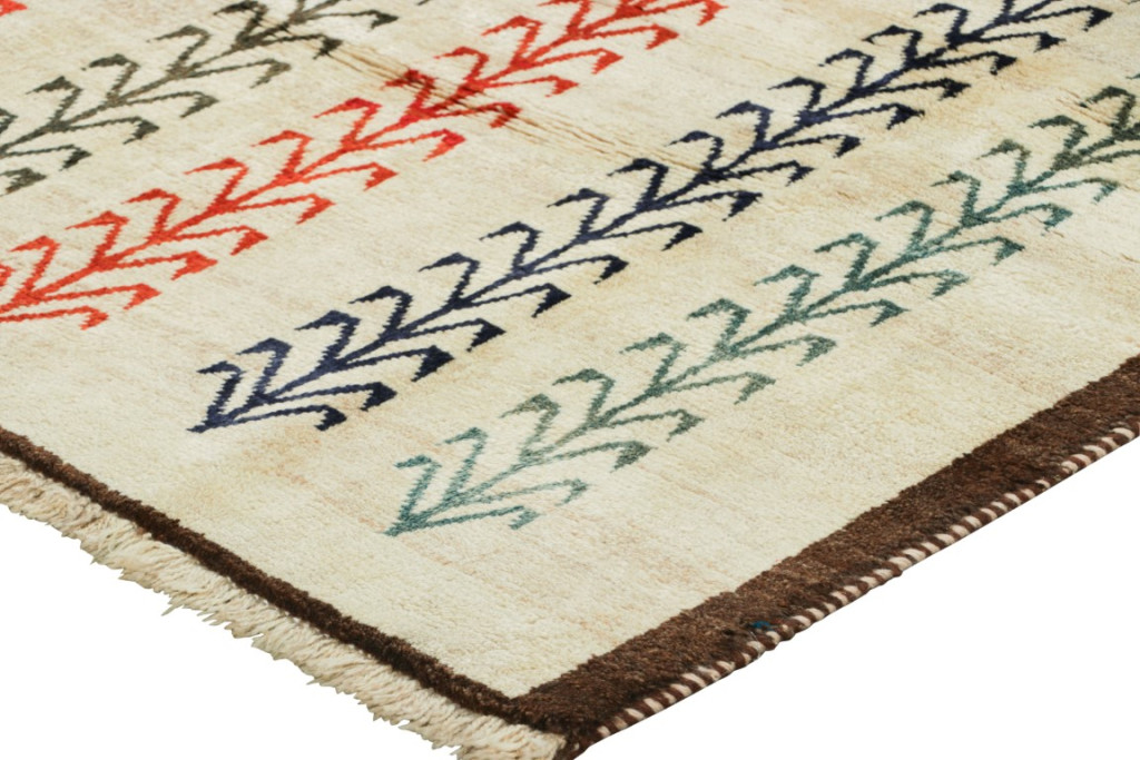 Vintage Gabbeh Geometric Rug