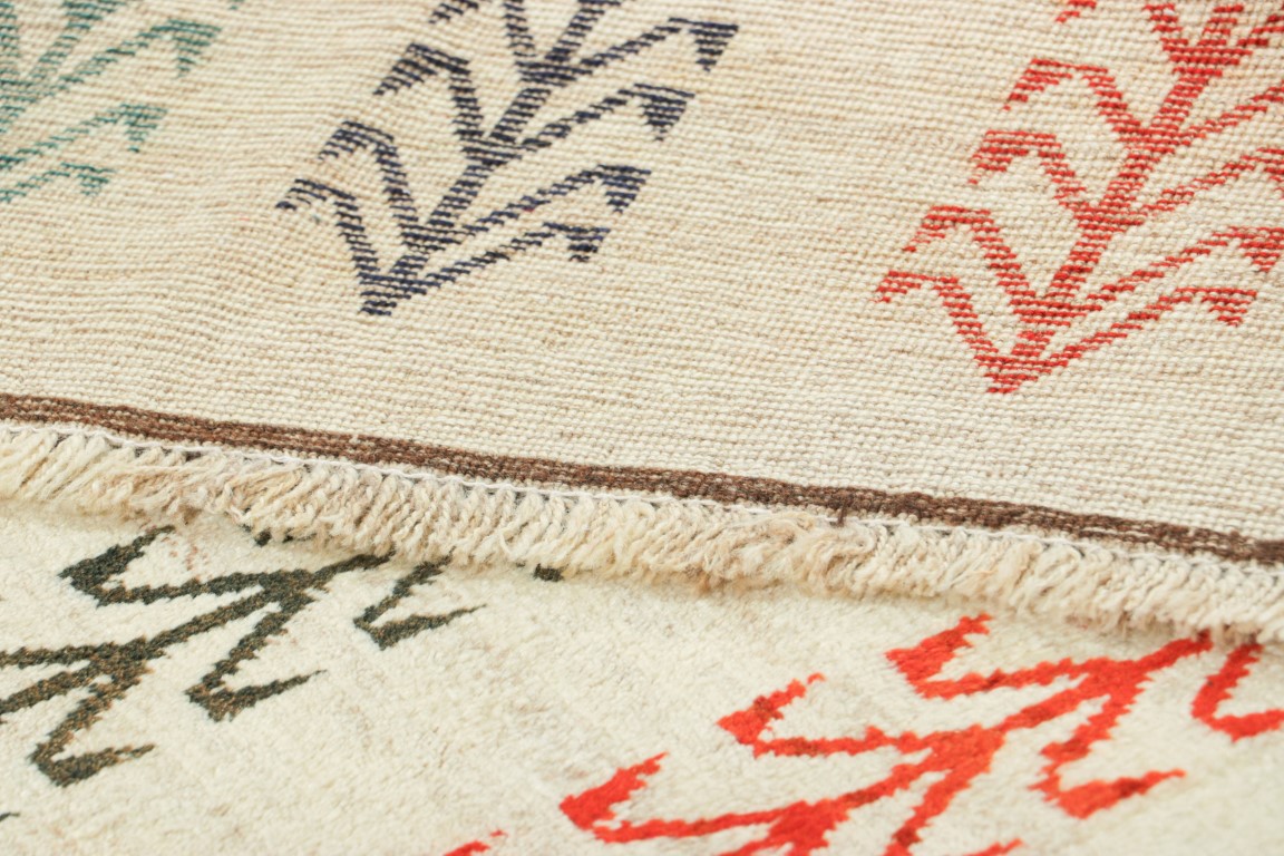 Vintage Gabbeh Geometric Rug