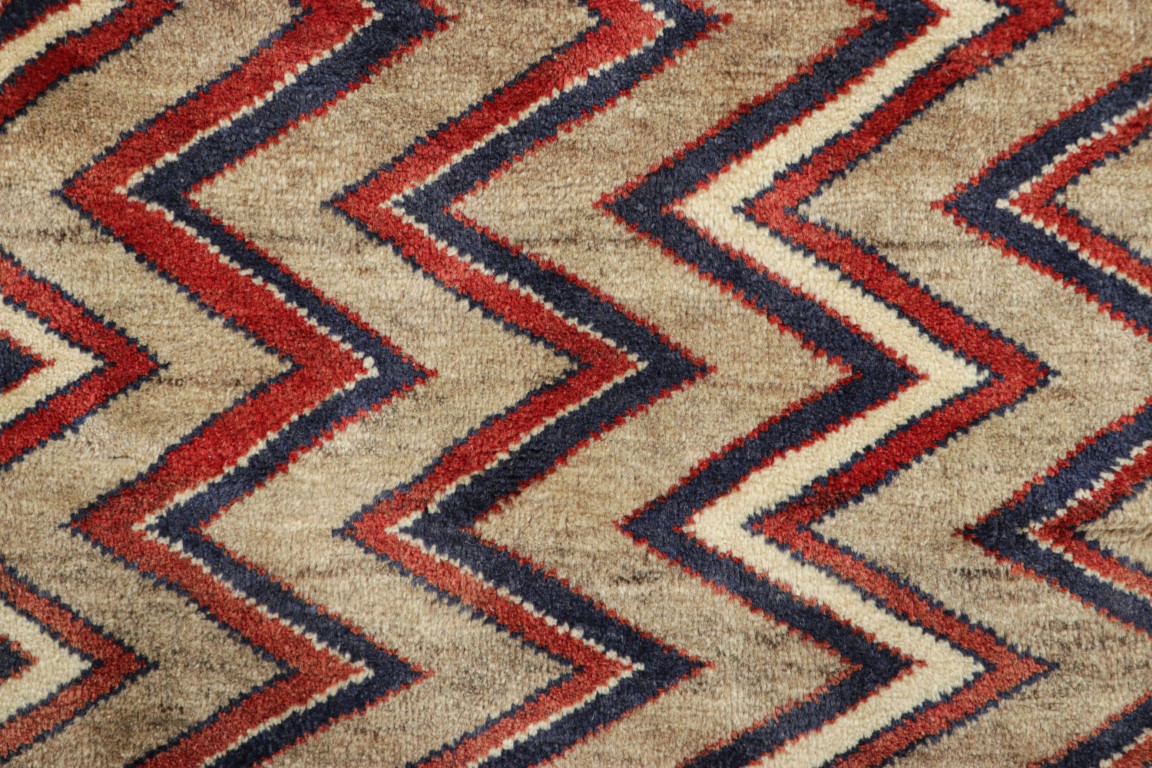 Vintage Gabbeh Geometric Rug