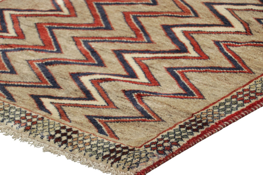Vintage Gabbeh Geometric Rug