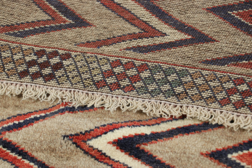 Vintage Gabbeh Geometric Rug