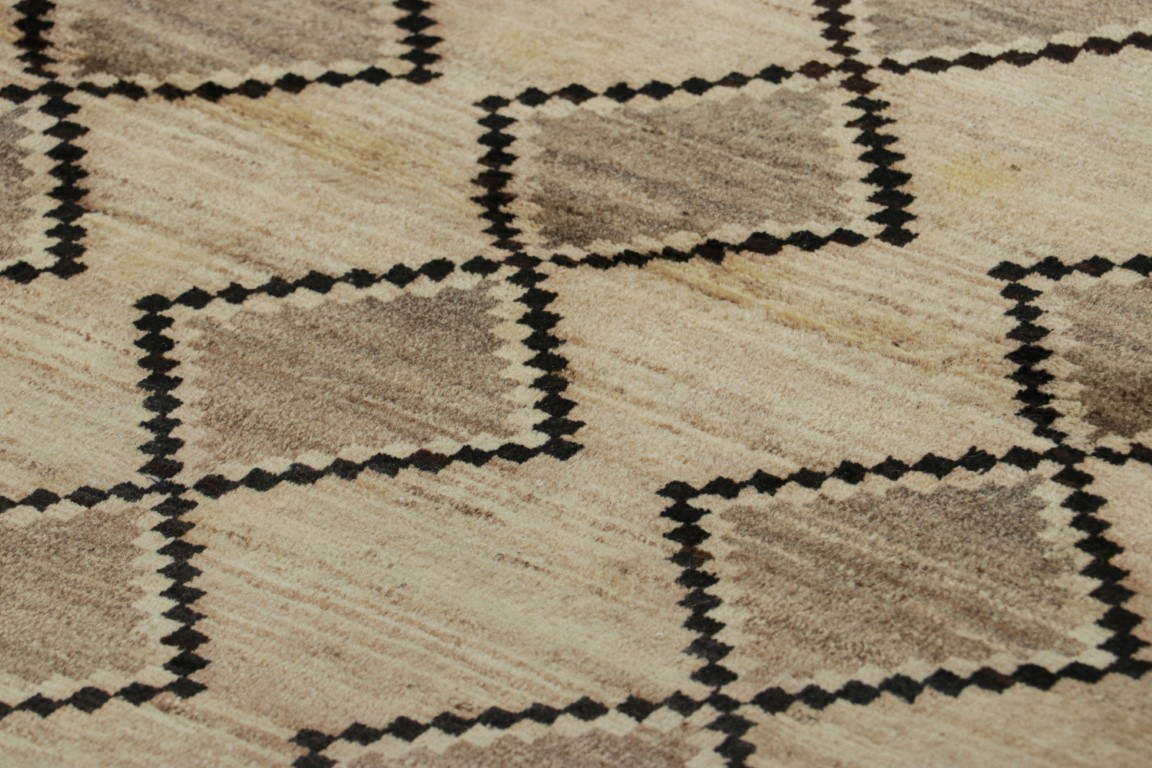 Vintage Gabbeh Geometric Rug