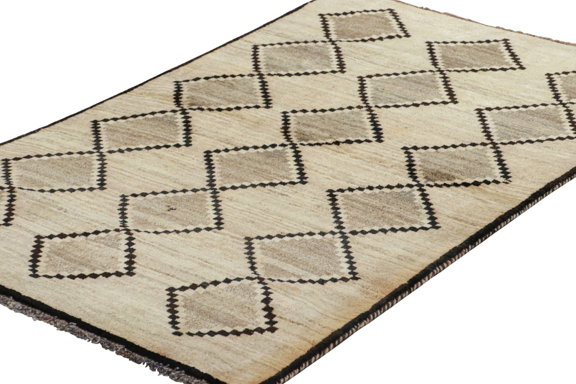 Vintage Gabbeh Geometric Rug