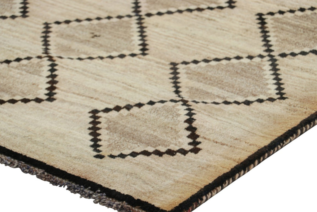 Vintage Gabbeh Geometric Rug