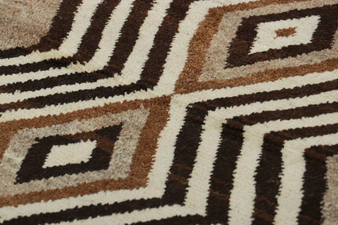 Vintage Gabbeh Geometric Rug