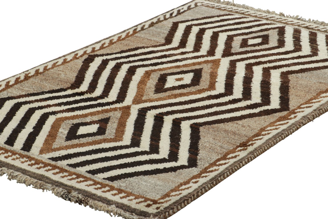 Vintage Gabbeh Geometric Rug