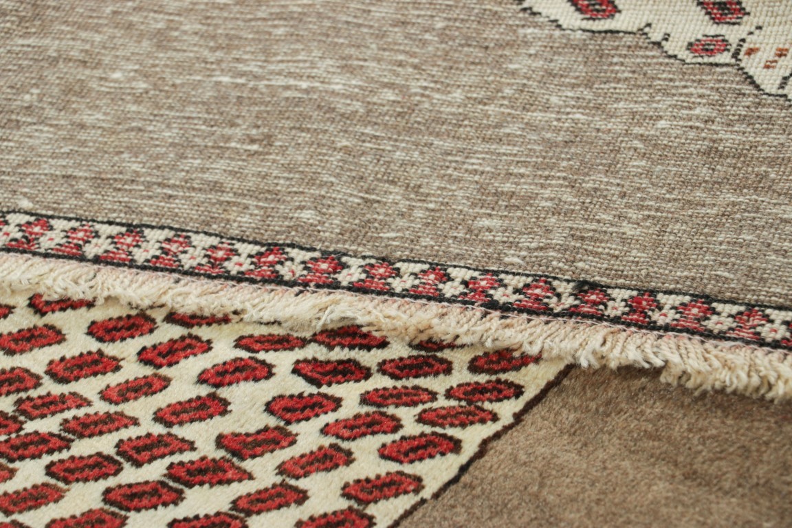 Vintage Gabbeh Pictorial Rug