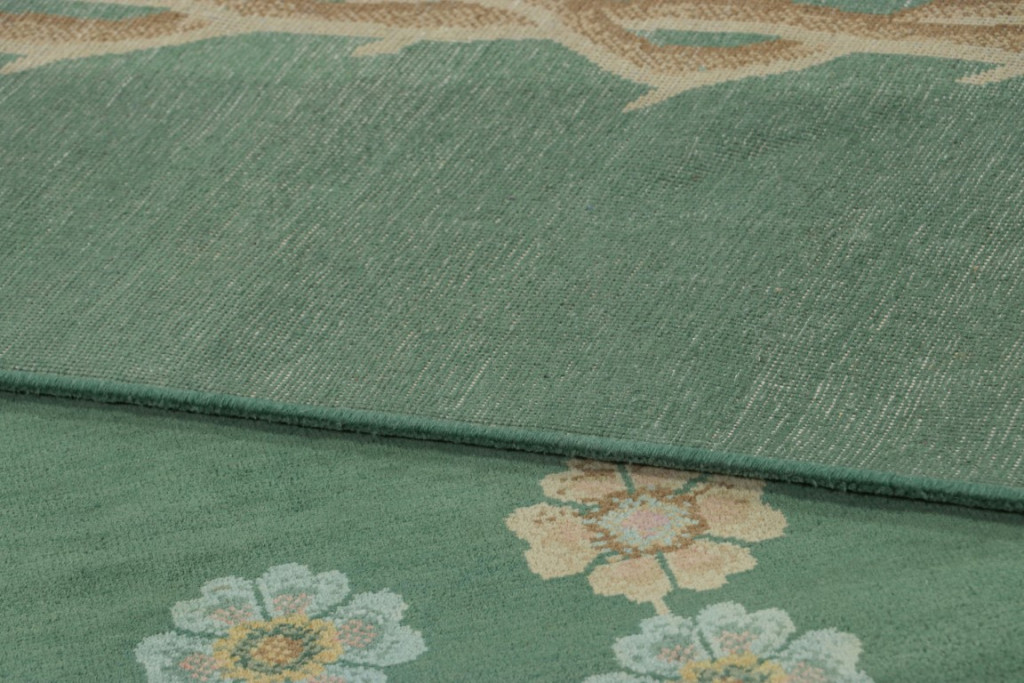 Chinese Art Deco Floral Rug
