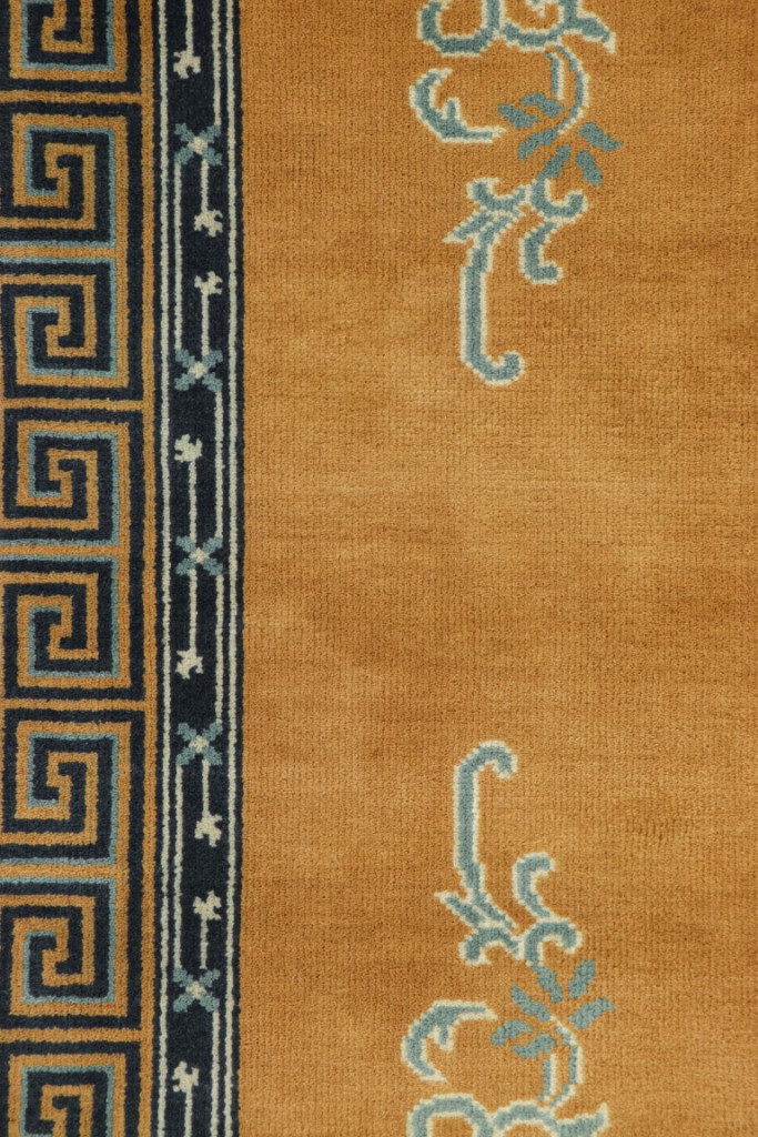 Chinese Art Deco Floral Rug