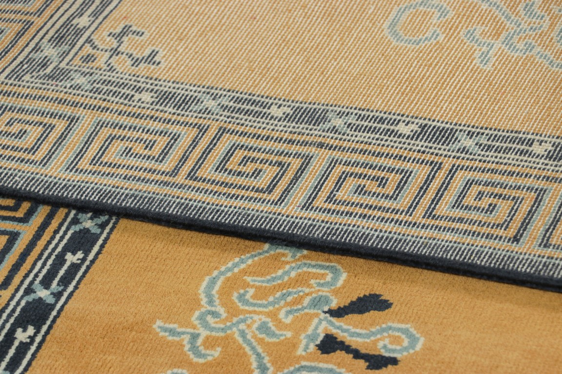 Chinese Art Deco Floral Rug