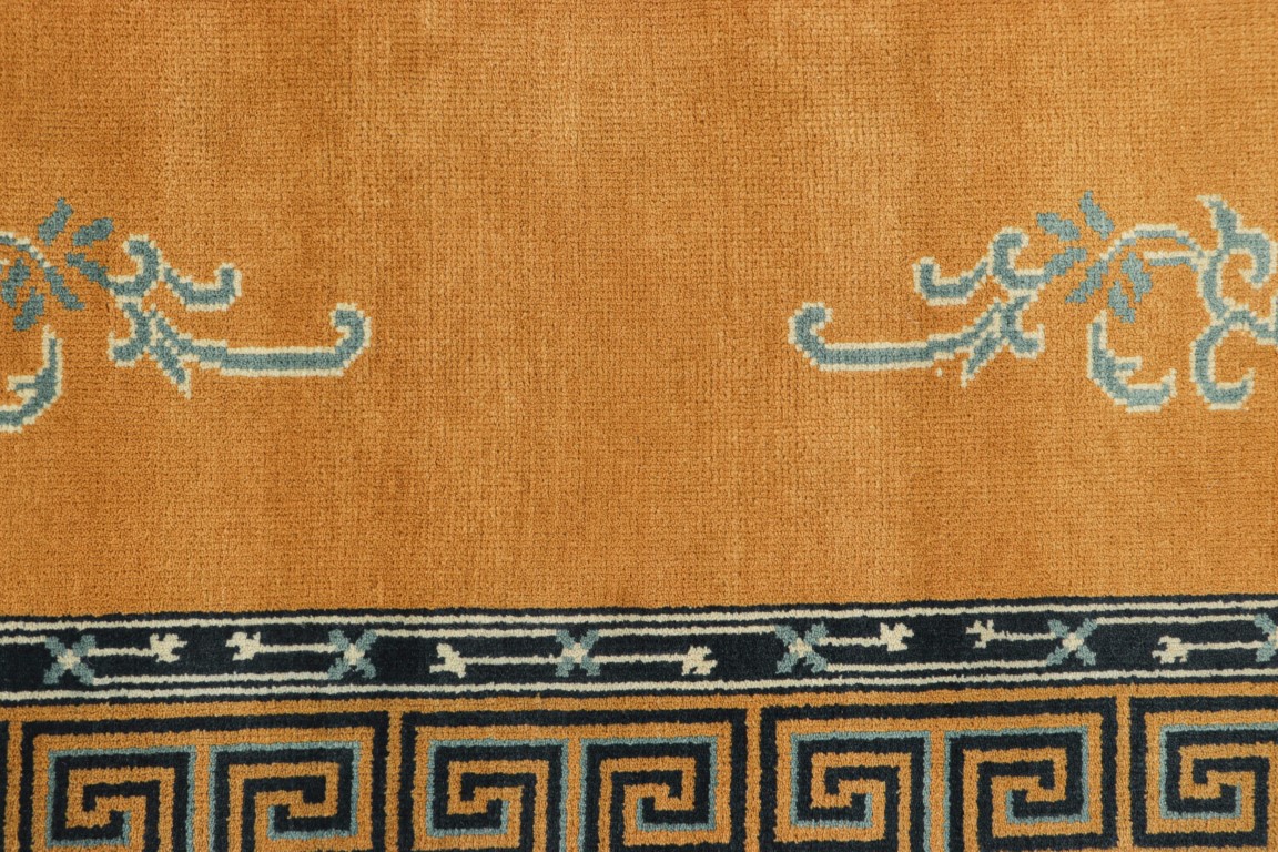 Chinese Art Deco Floral Rug