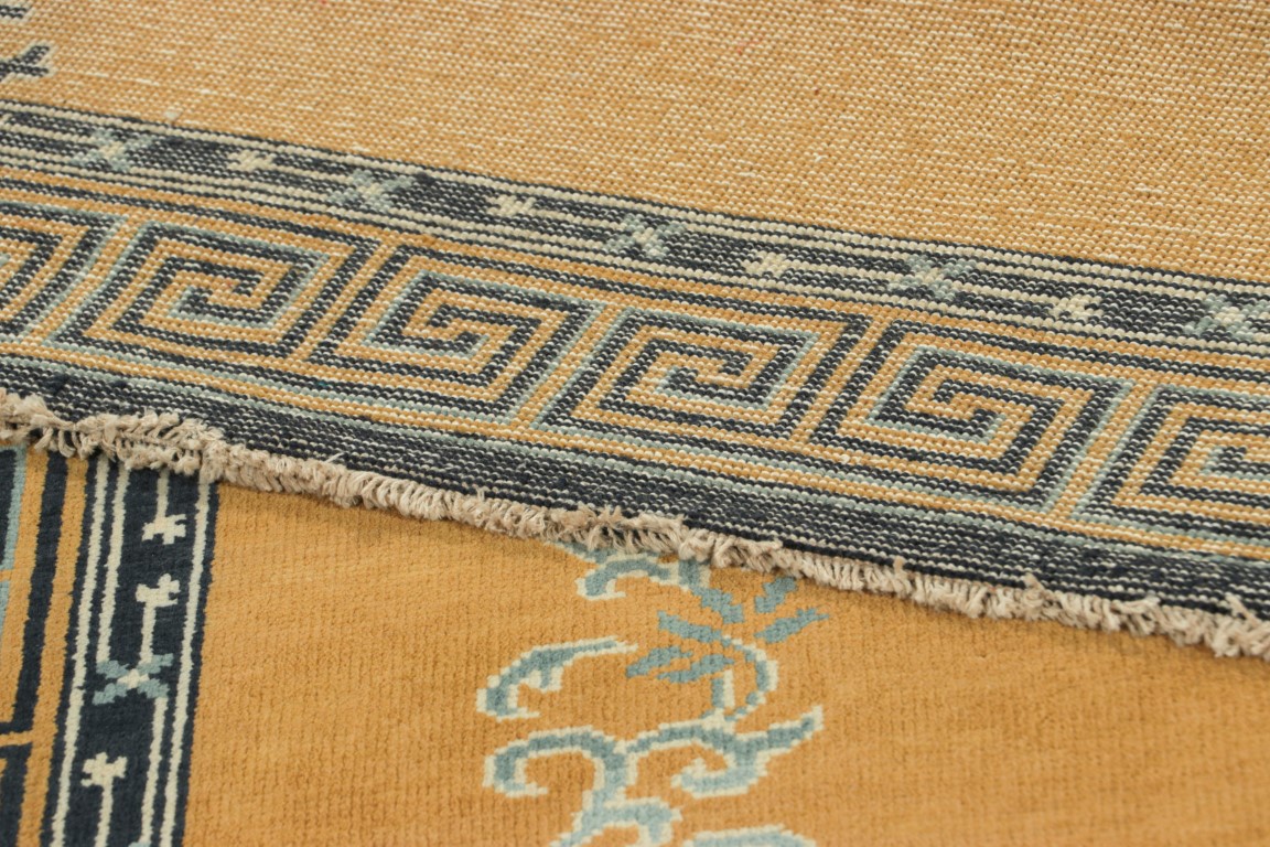 Chinese Art Deco Floral Rug