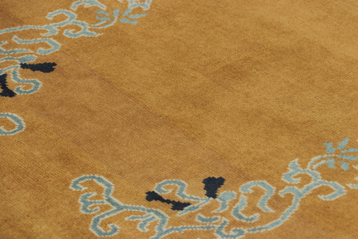 Chinese Art Deco Floral Rug