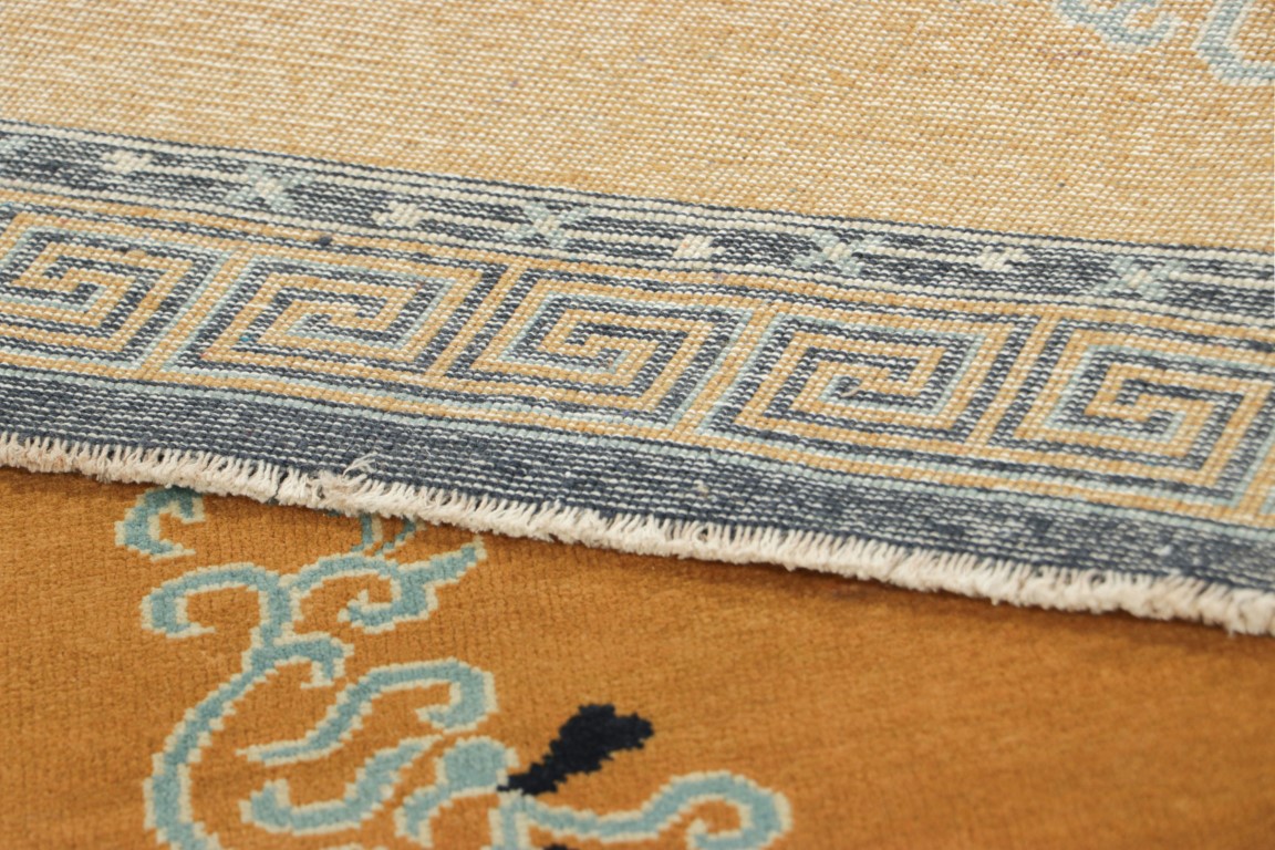 Chinese Art Deco Floral Rug