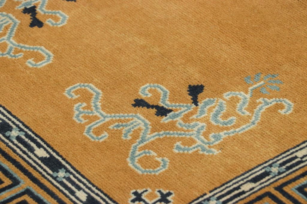 Chinese Art Deco Square Rug