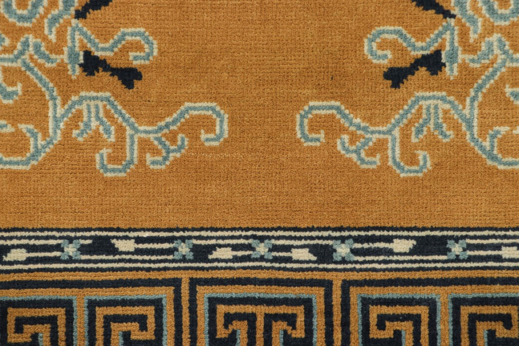 Chinese Art Deco Square Rug