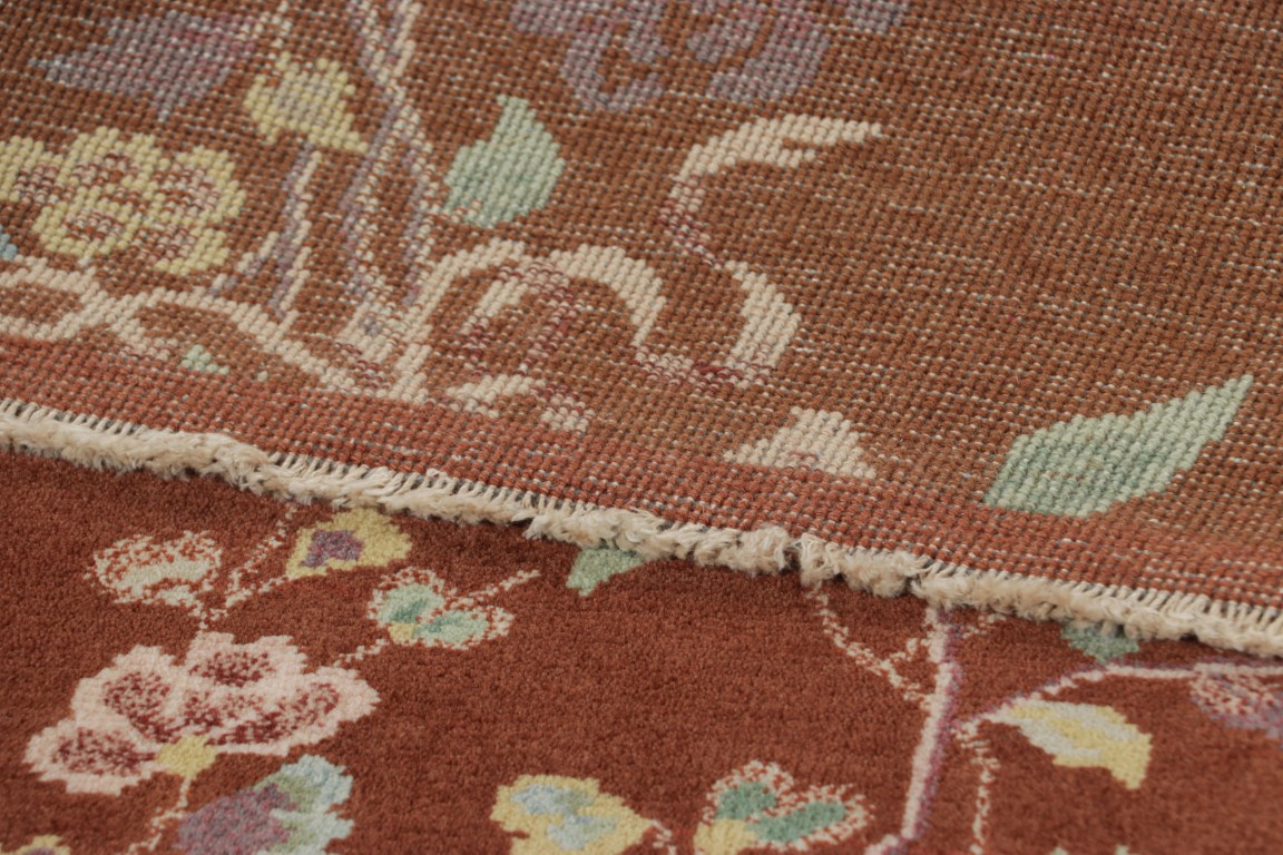 Chinese Art Deco Floral Rug