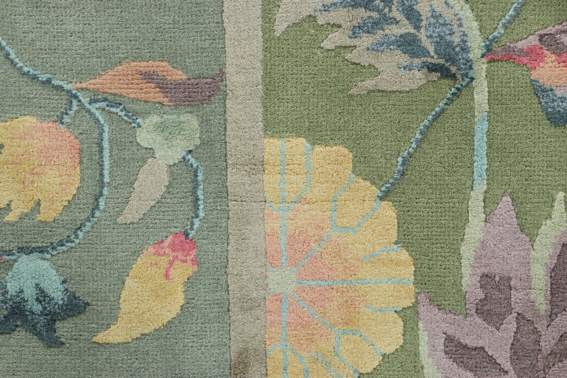 Chinese Art Deco Floral Rug