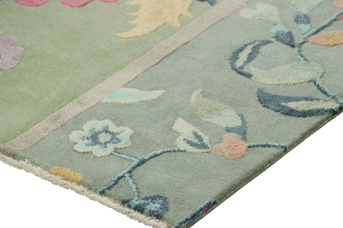 Chinese Art Deco Floral Rug
