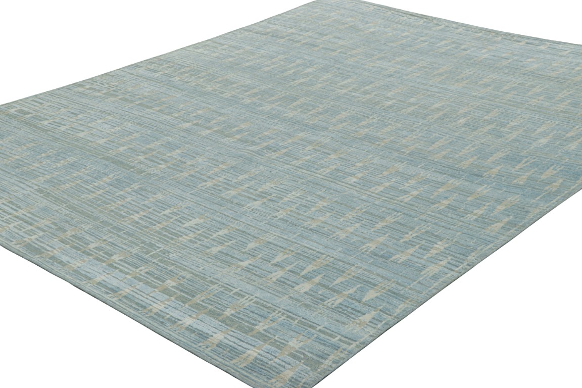 Modern Block Print Rug