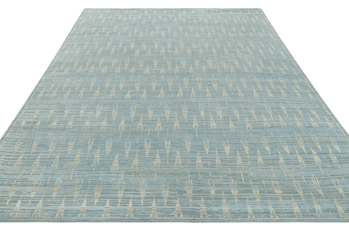 Modern Block Print Rug