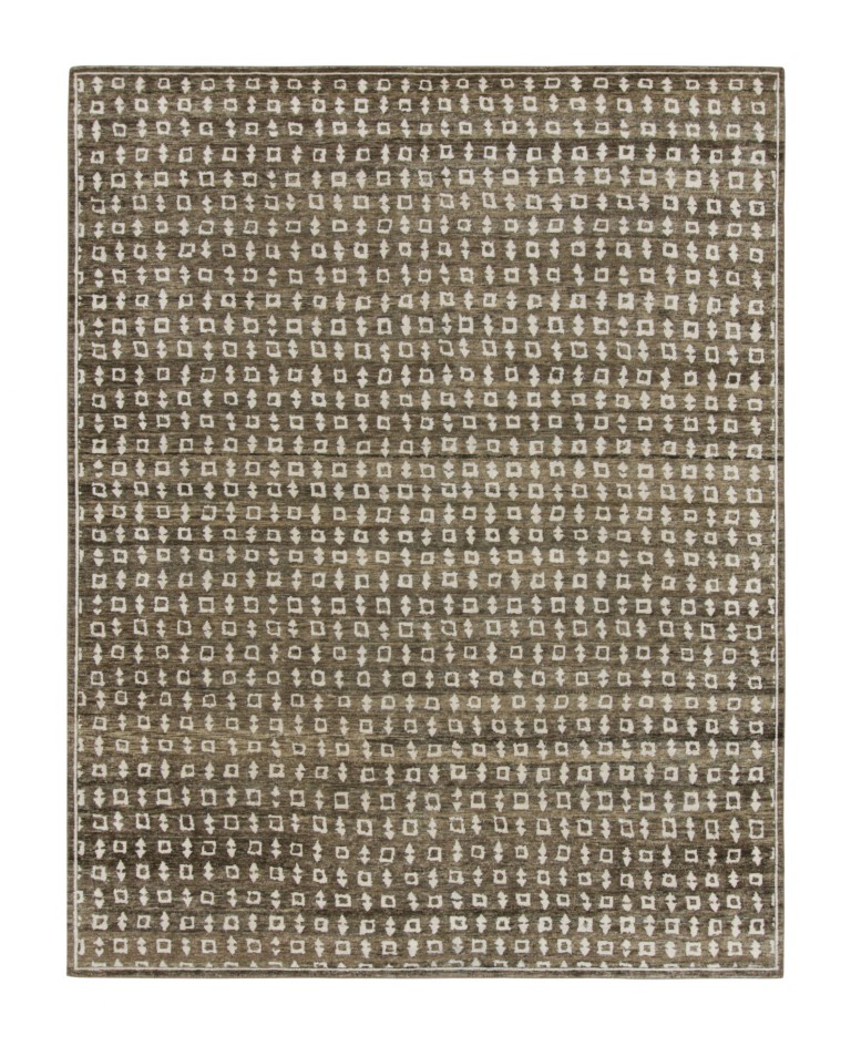 Modern Block Print Rug