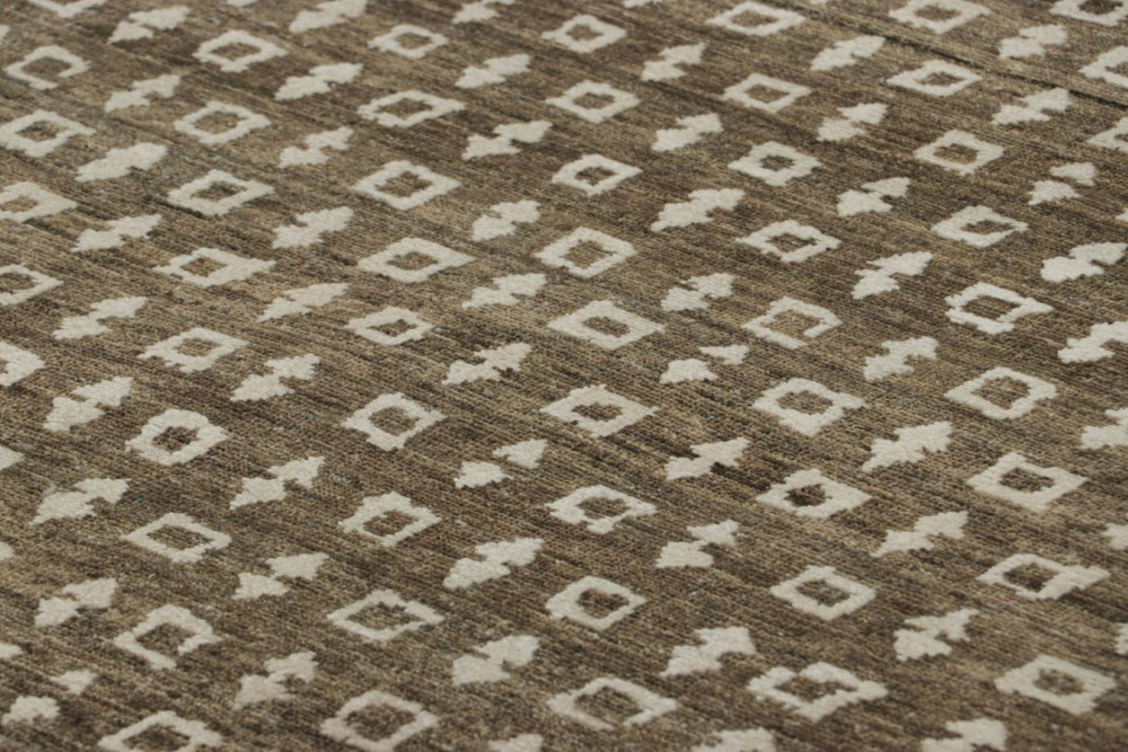 Modern Block Print Rug