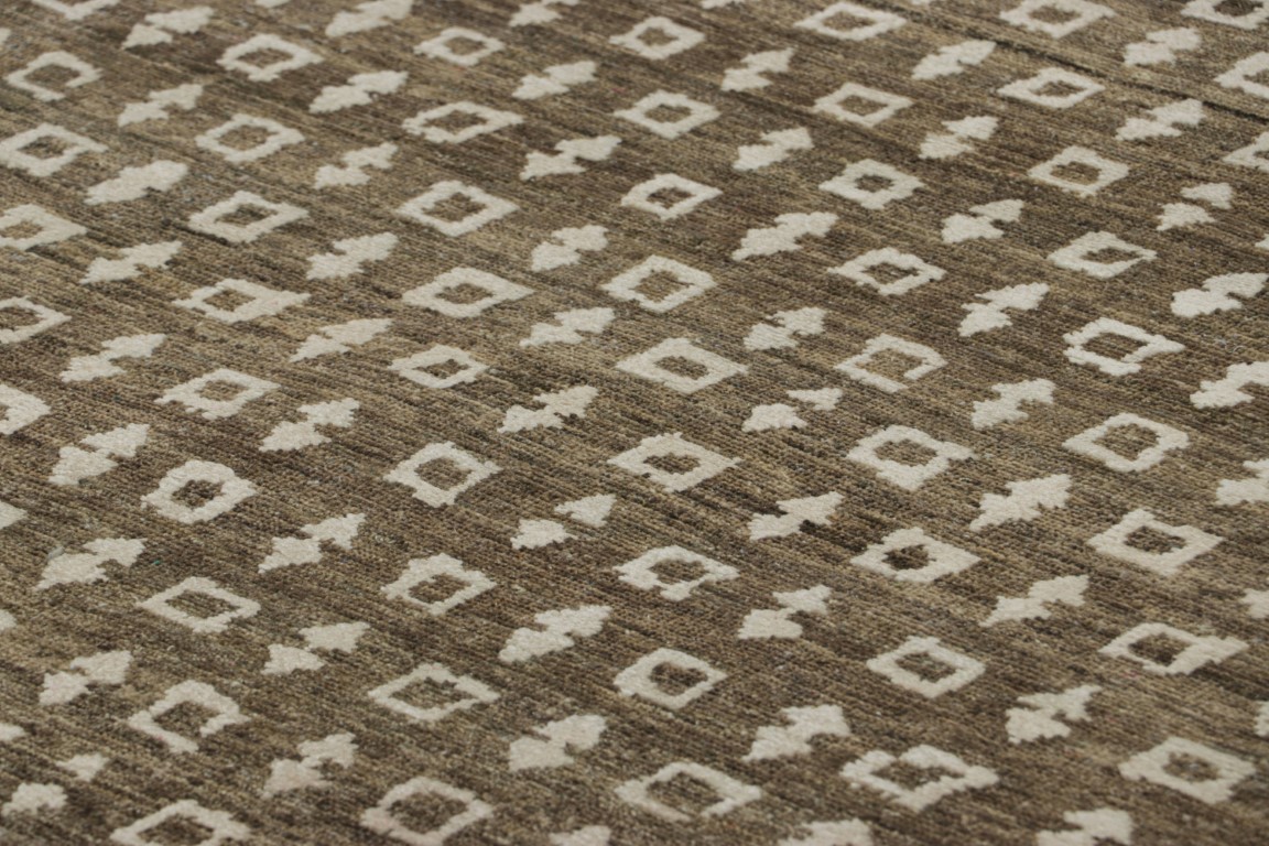 Modern Block Print Rug