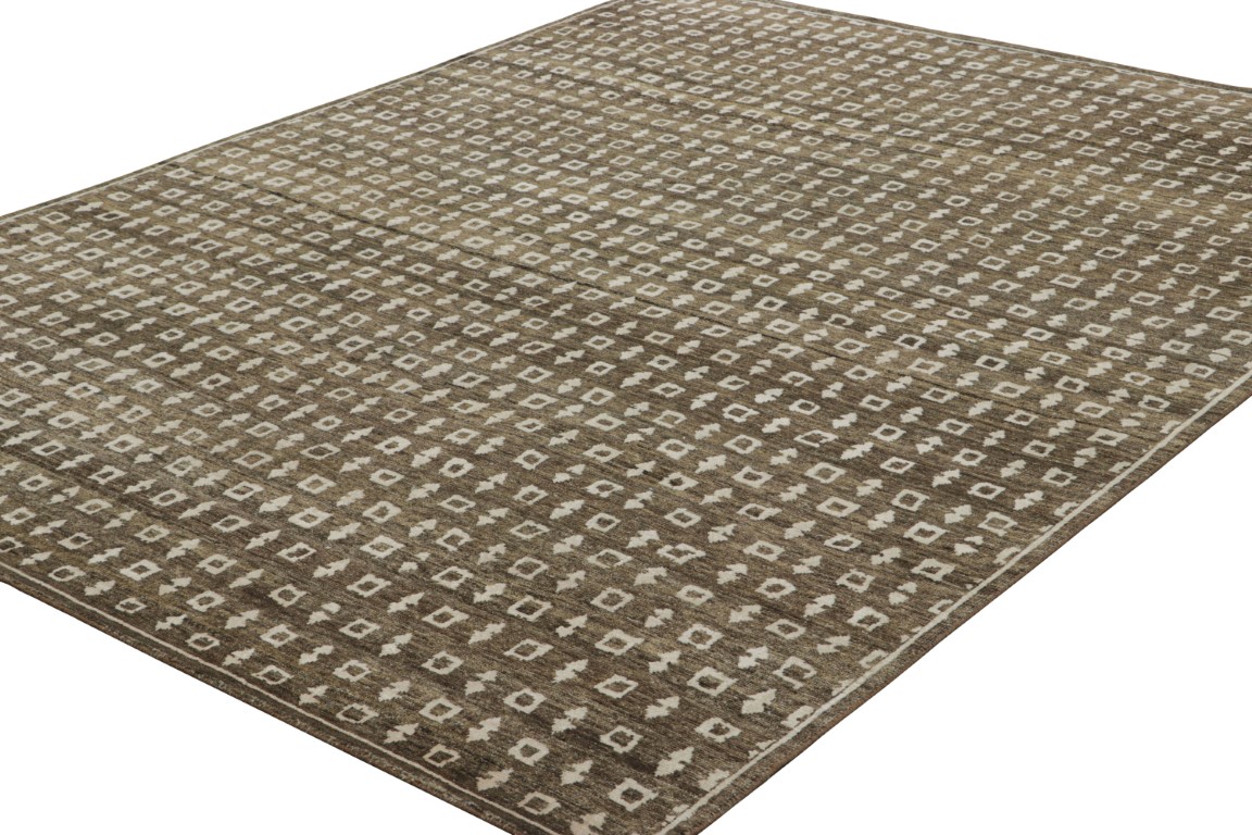 Modern Block Print Rug