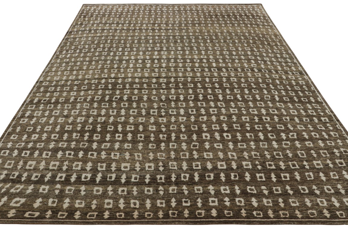 Modern Block Print Rug