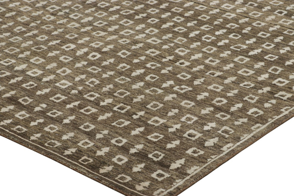 Modern Block Print Rug