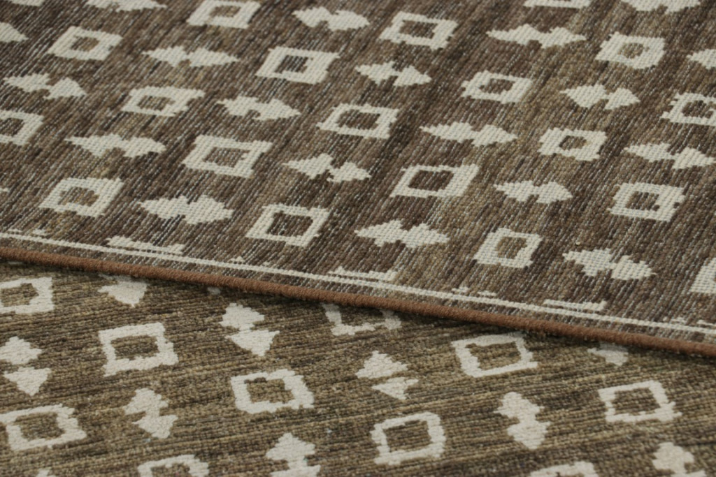 Modern Block Print Rug