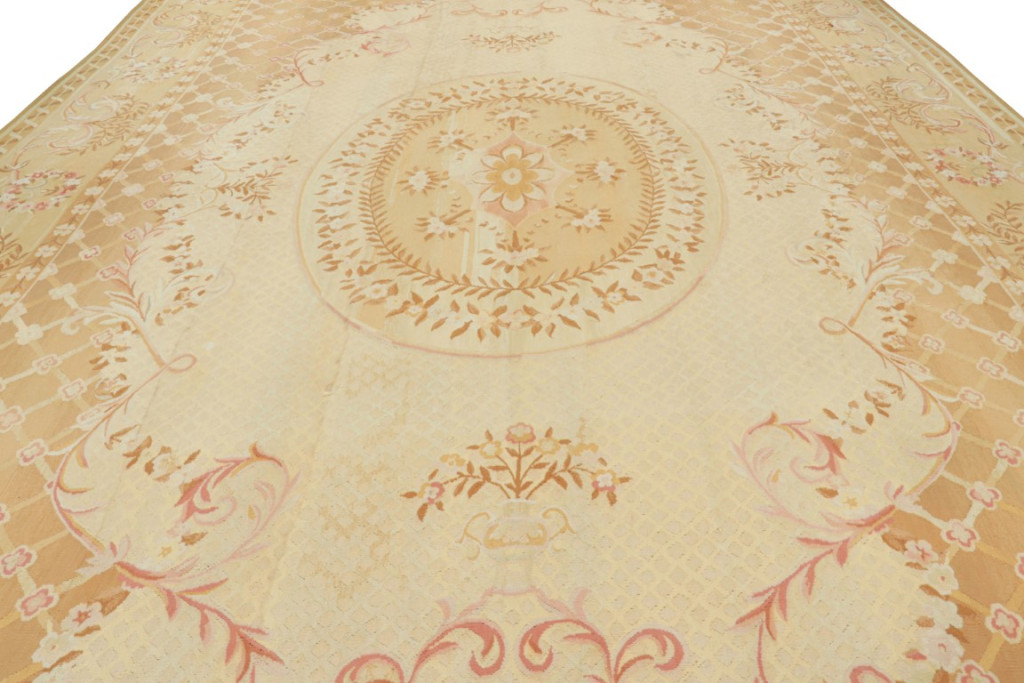 Antique French Aubusson Rug