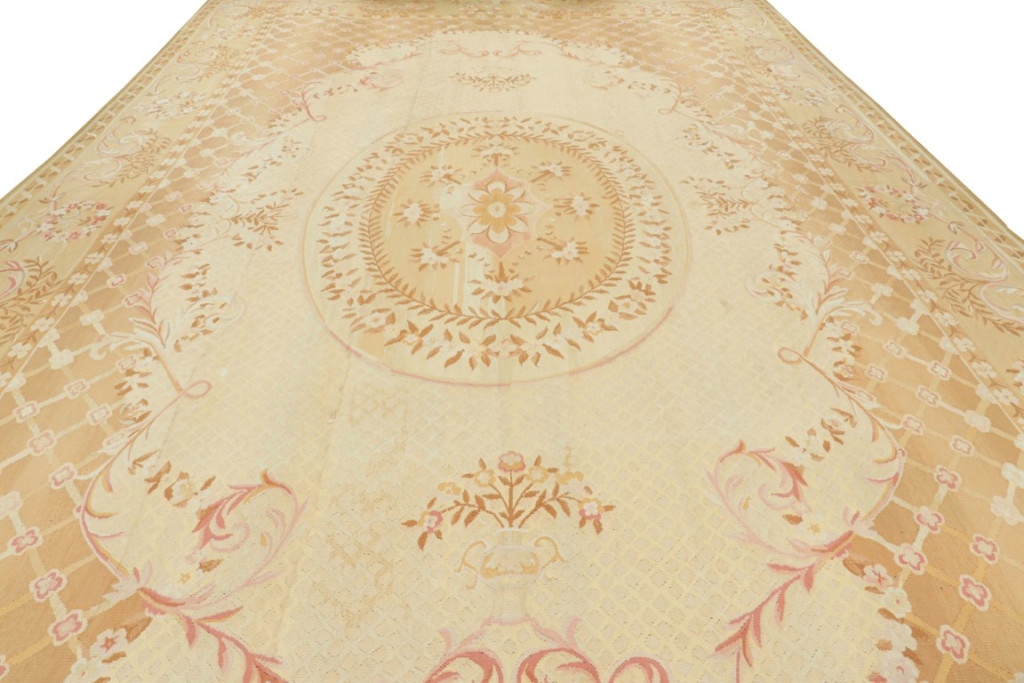 Antique French Aubusson Rug
