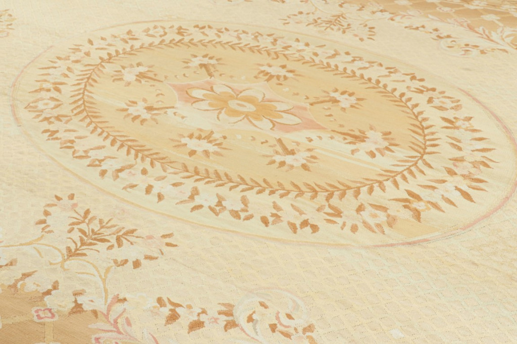 Antique French Aubusson Rug