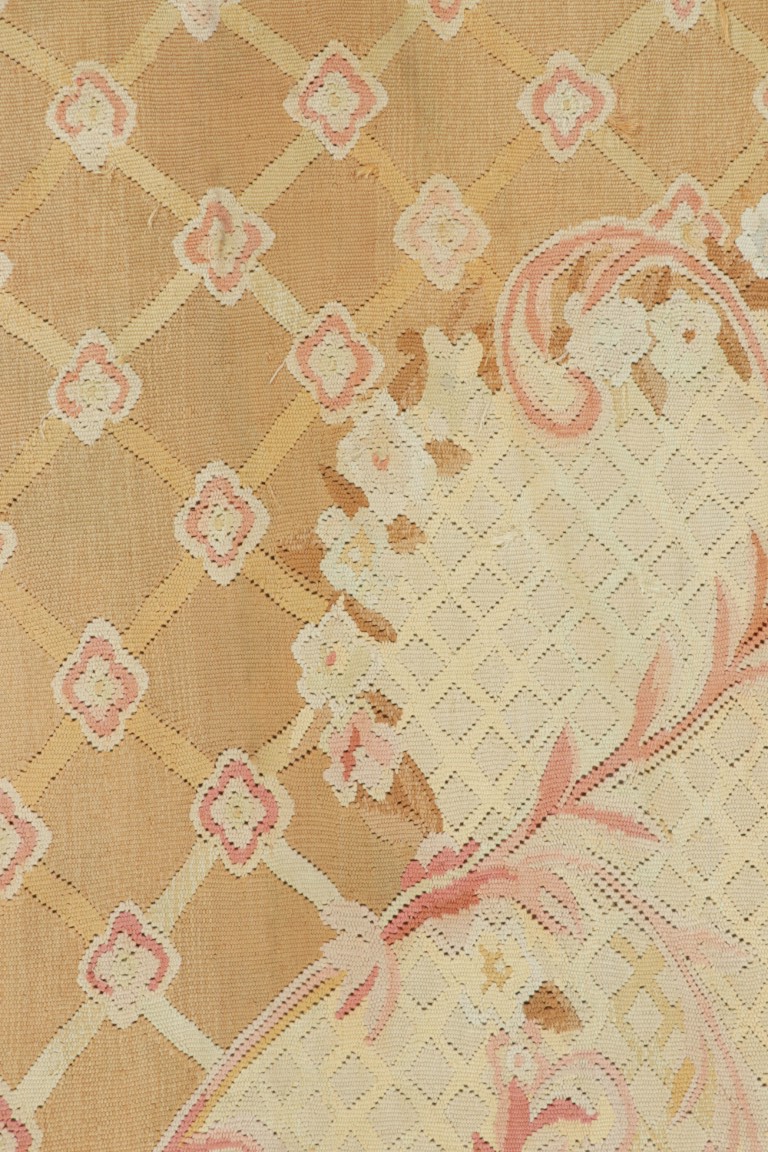 Antique French Aubusson Rug
