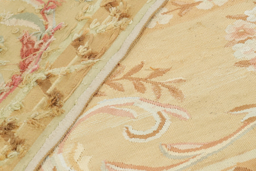 Antique French Aubusson Rug